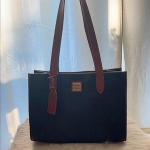 Dooney & Bourke Squared black/brown Satchel